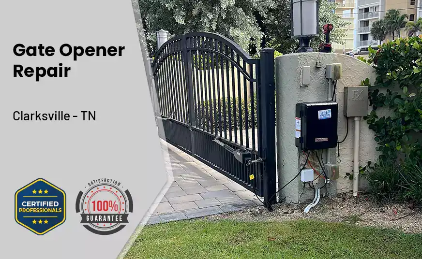 Gate Opener Repair Clarksville - TN 