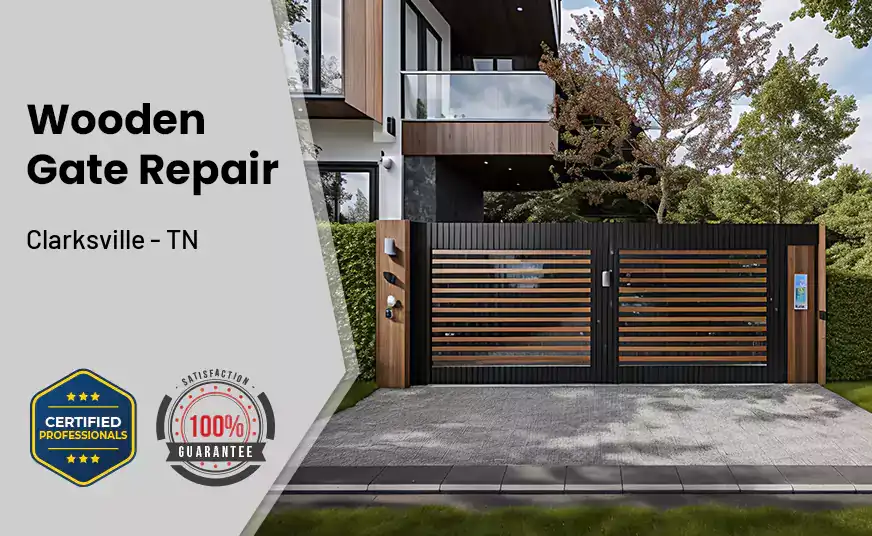 Wooden Gate Repair Clarksville - TN 